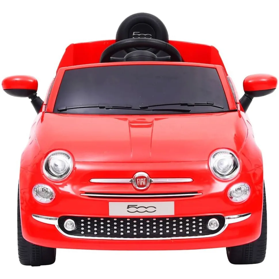 vidaXL Kinderauto Fiat 500 elektrisch rood