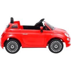 vidaXL Kinderauto Fiat 500 elektrisch rood