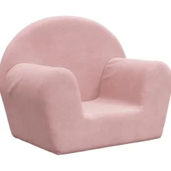 vidaXL Kinderbank Roze Zacht Pluche