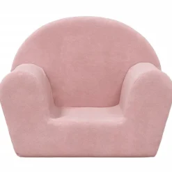 vidaXL Kinderbank Roze Zacht Pluche