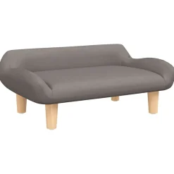 vidaXL Kinderbank 70x40x24 cm stof taupe