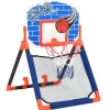 vidaXL Kinderbasketbalset multifunctioneel grond en muur