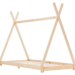 vidaXL Kinderbedframe massief grenenhout 70x140 cm