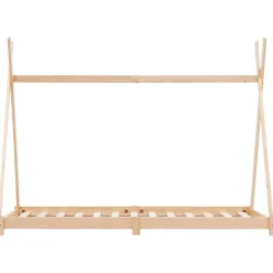 vidaXL Kinderbedframe massief grenenhout 70x140 cm