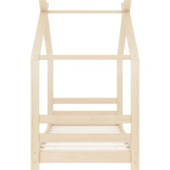 vidaXL Kinderbedframe massief grenenhout 70x140 cm