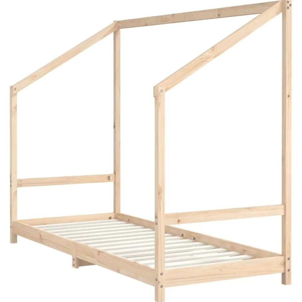 vidaXL Kinderbedframe 80x200 cm massief grenenhout