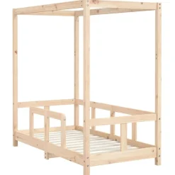 vidaXL Kinderbedframe 70x140 cm massief grenenhout