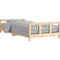 vidaXL Kinderbedframe 90x200 cm massief grenenhout