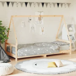 vidaXL Kinderbedframe 80x200 cm massief grenenhout