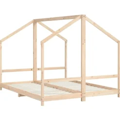 vidaXL Kinderbedframe 2x(80x200) cm massief grenenhout