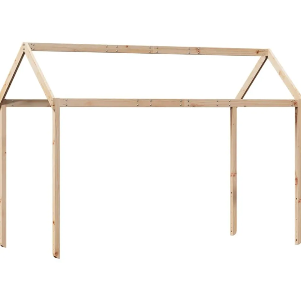 vidaXL Kinderbedhuisje 217x95,5x159 cm massief grenenhout