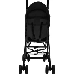 vidaXL Kinderbuggy staal antracietkleurig en zwart