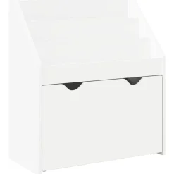 vidaXL Kinderen Boekenkast met lade Wit 60 x 29,5 x 69 cm Bewerkt hout