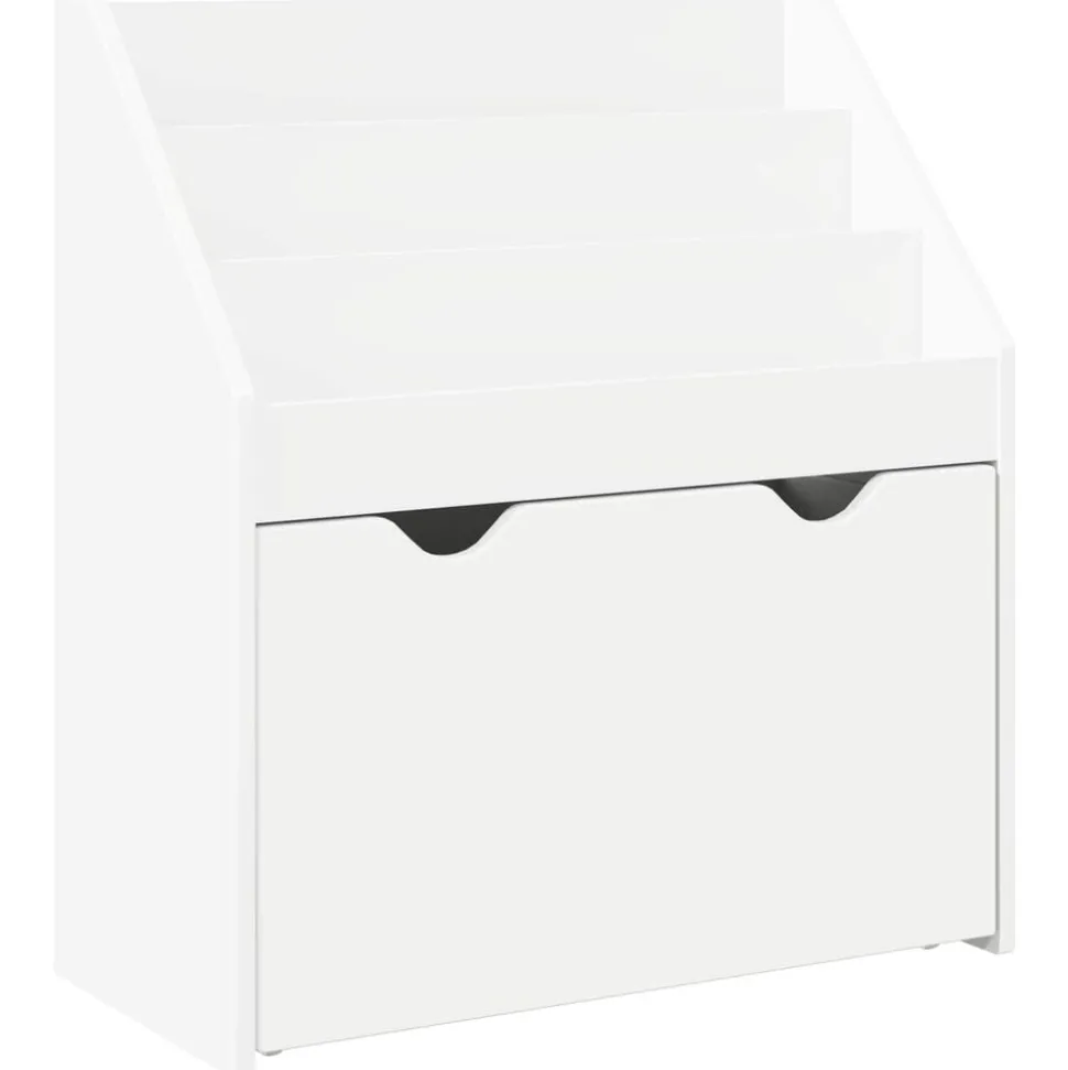 vidaXL Kinderen Boekenkast met lade Wit 60 x 29,5 x 69 cm Bewerkt hout