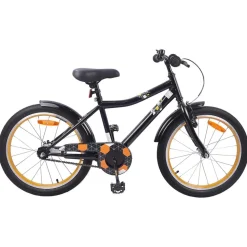 vidaXL Kinderfiets 20 Inch voor 6-11 jaar oud Zwart