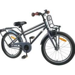 vidaXL Kinderfiets 18 Inch voor 5-7 jaar Donkergrijs