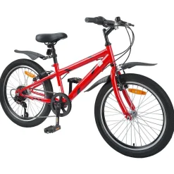 vidaXL Kinderfiets 20 Inch 6-Speed voor 6-11 jaar oud Rood