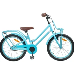 vidaXL Kinderfiets 18 Inch voor 5-7 jaar Lichtblauw