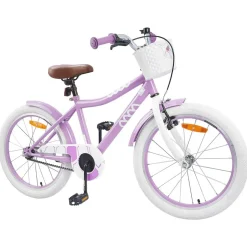 vidaXL Kinderfiets 18 Inch voor 5-7 jaar Paars