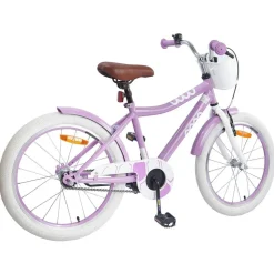 vidaXL Kinderfiets 18 Inch voor 5-7 jaar Paars