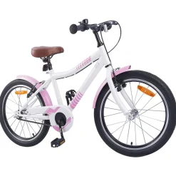 vidaXL Kinderfiets 18 Inch voor 5-7 jaar Lichtroze