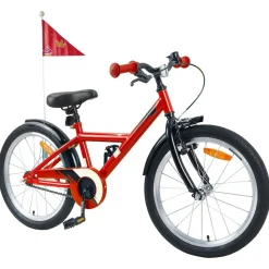 vidaXL Kinderfiets 18 Inch voor 5-7 jaar Rood