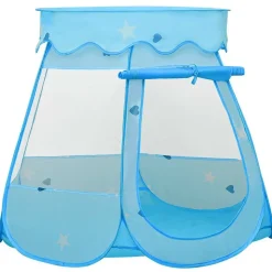 vidaXL Kinderspeeltent met 250 ballen 102x102x82 cm blauw