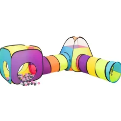 vidaXL Kinderspeeltent met 250 ballen 190x264x90 cm meerkleurig