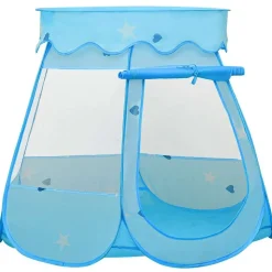 vidaXL Kinderspeeltent met 250 ballen 102x102x82 cm blauw