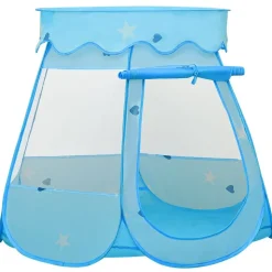 vidaXL Kinderspeeltent met 250 ballen 102x102x82 cm blauw
