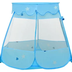 vidaXL Kinderspeeltent met 250 ballen 102x102x82 cm blauw