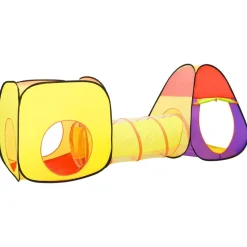 vidaXL Kinderspeeltent 255x80x100 cm meerkleurig