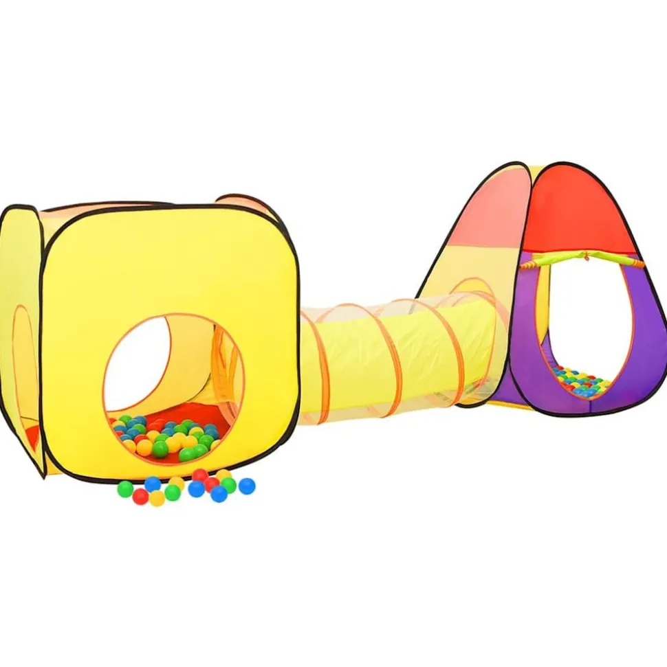 vidaXL Kinderspeeltent 255x80x100 cm meerkleurig