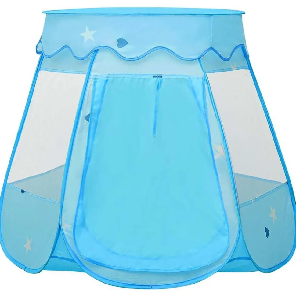 vidaXL Kinderspeeltent 102x102x82 cm blauw