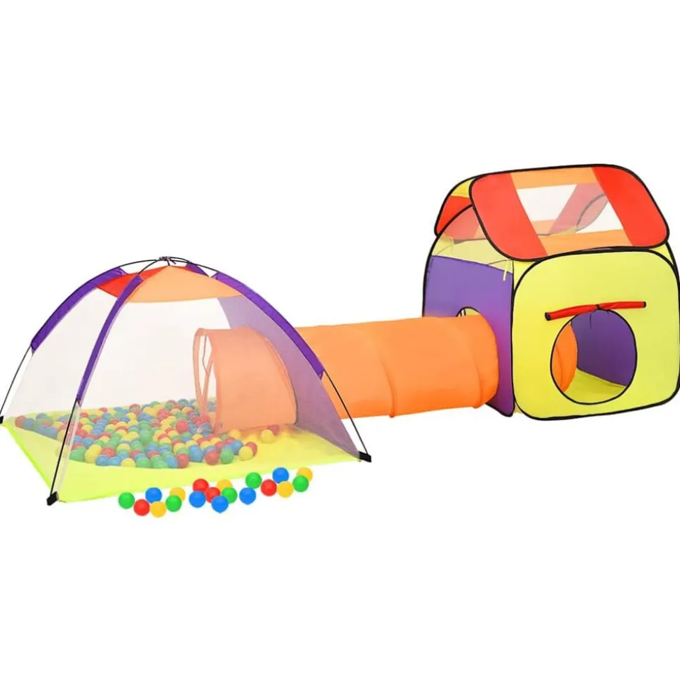 vidaXL Kinderspeeltent 338x123x111 cm meerkleurig