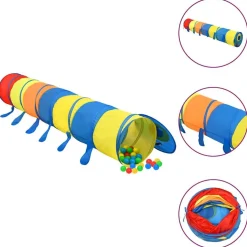 vidaXL Kinderspeeltunnel 245 cm polyester meerkleurig