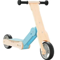 vidaXL Kinderstep 2-in-1 lichtblauw
