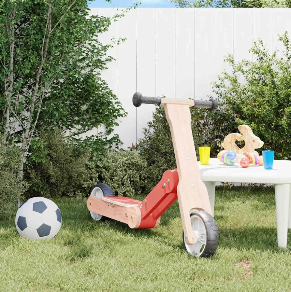 vidaXL Kinderstep 2-in-1 rood