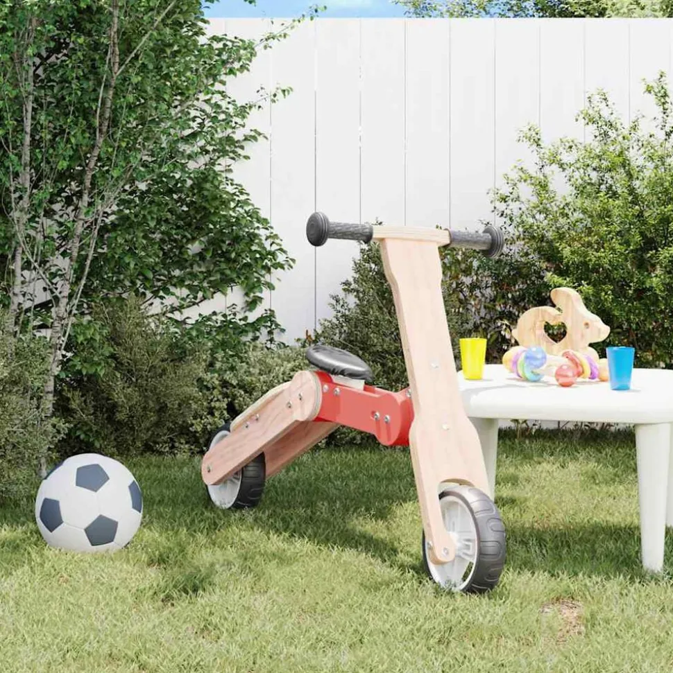 vidaXL Kinderstep 2-in-1 rood