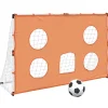 vidaXL Kindervoetbaldoel met doelmat en bal 182x62x118 cm