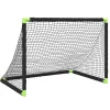 vidaXL Kindervoetbaldoel inklapbaar 90x64x64 cm zwart