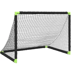 vidaXL Kindervoetbaldoel inklapbaar 90x64x64 cm zwart