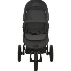 vidaXL Kinderwagen staal antracietkleurig