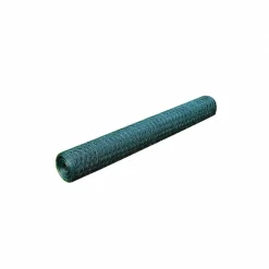 vidaXL Kippengaas 25x0,5 m met PVC coating groen