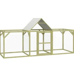 vidaXL Kippenhok 300x100x150 cm geïmpregneerd massief grenenhout