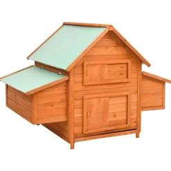 vidaXL Kippenhok 150x96x110 cm massief vurenhout