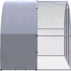 vidaXL Kippenren 3x2x2 m gegalvaniseerd staal