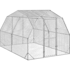 vidaXL Kippenren 2,5x4x2,25 m gegalvaniseerd staal