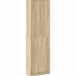 vidaXL Kledingkast Sonoma Eiken 55 x 25 x 189 cm Bewerkt hout