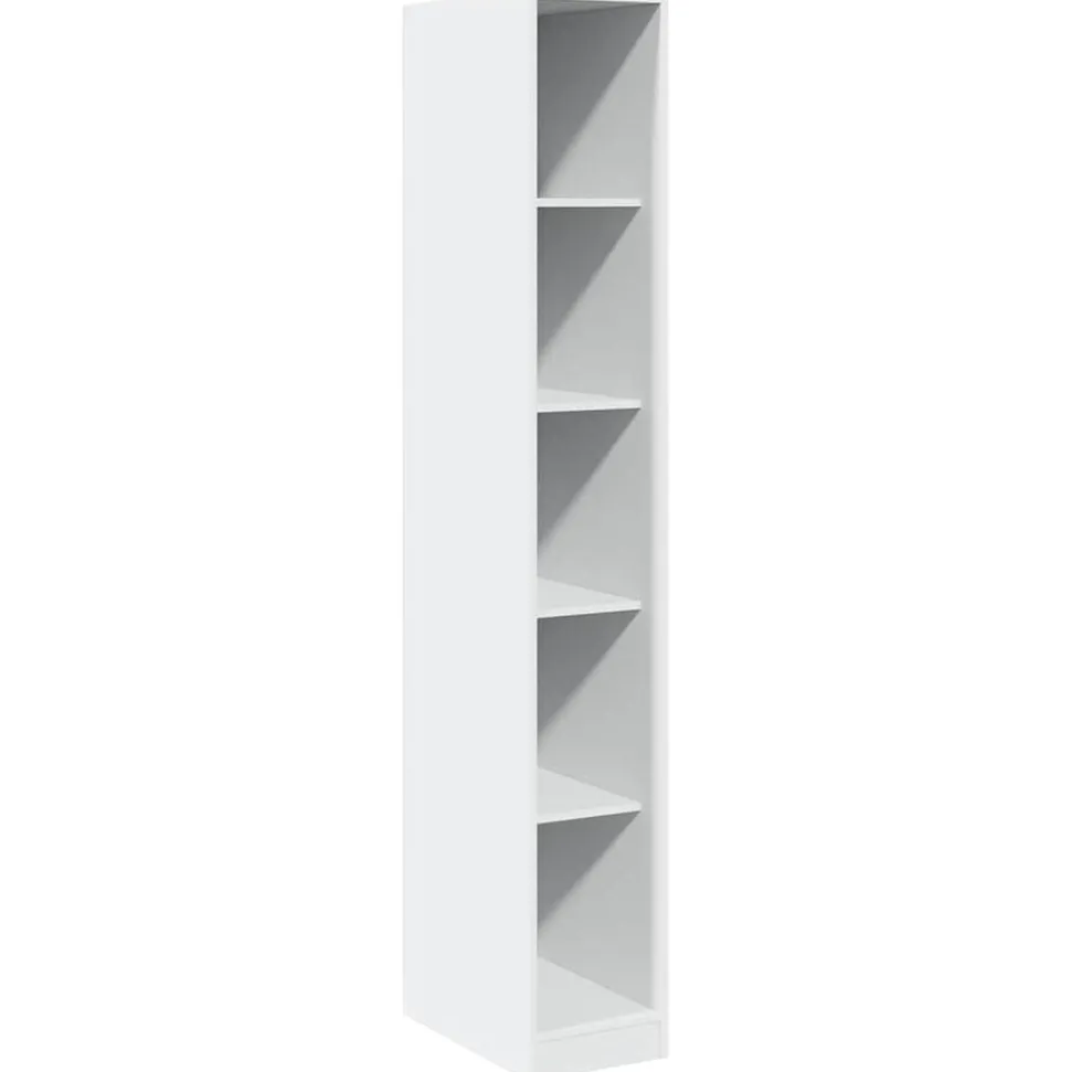 vidaXL Kledingkast 30x50x200 cm bewerkt hout wit
